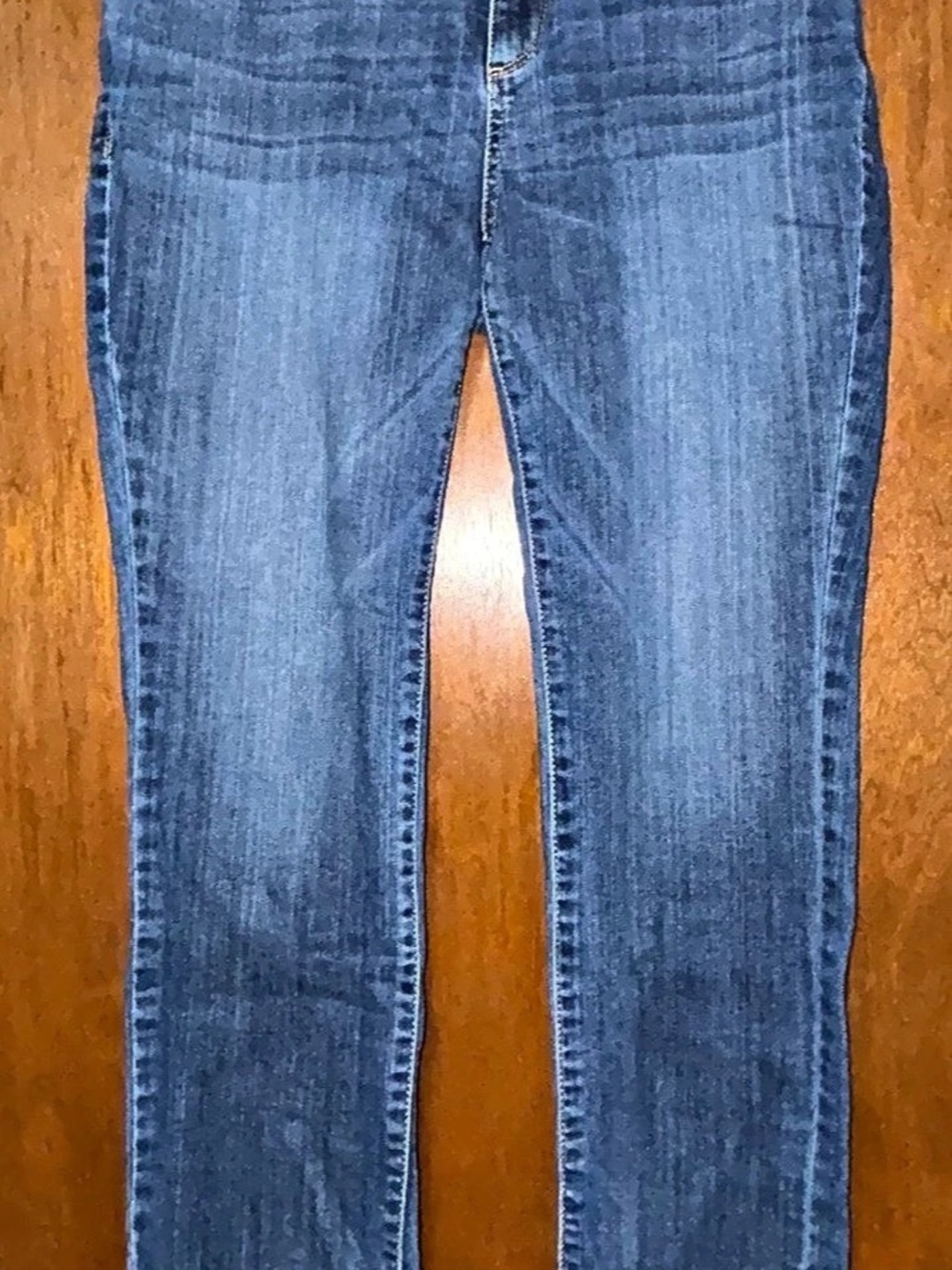 Liz Claiborne Classic Fit Straight Leg Blue Jeans Waist 12P